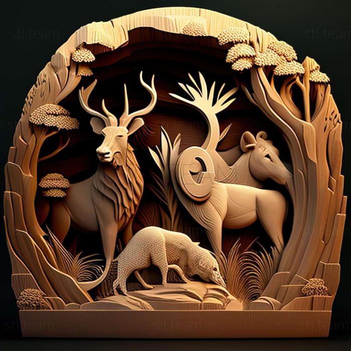 3D model Wildlife Park (STL)